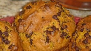  Pumpkin Chocolate Chip Muffins